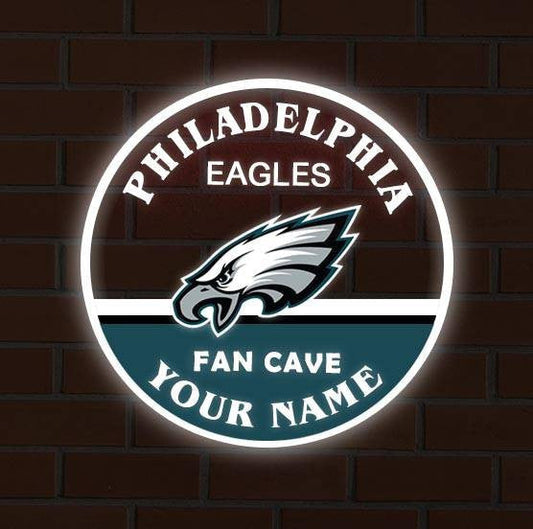 LIMITED EDITION - NEW CUSTOMIZED NFL02 PPE PHILADELPHIA EAGLES LED LIGHT WALL DECOR