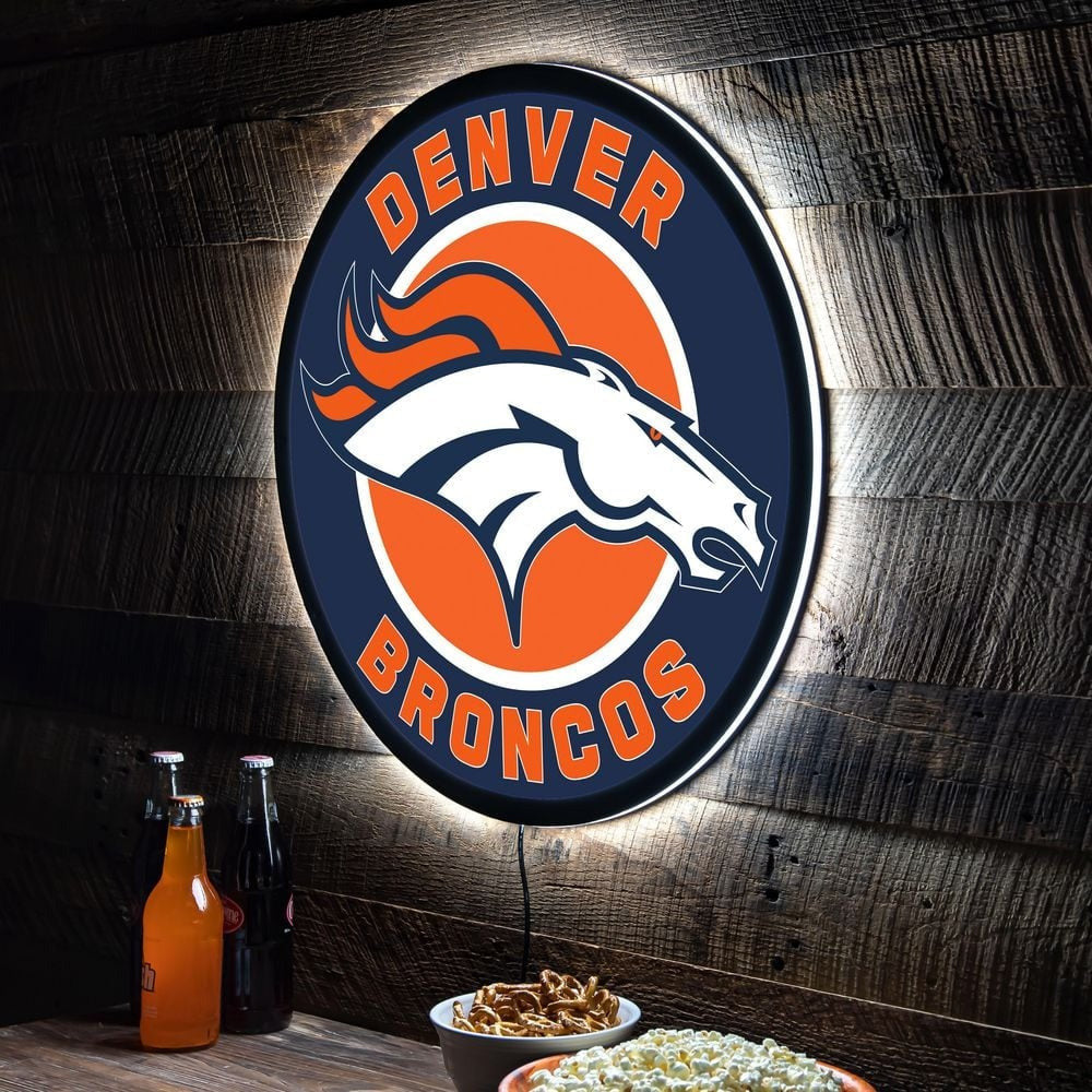 LIMITED EDITION - NEW PREMIUM NFL13 DVB DENVER BRONCOS LED LIGHT WALL DECOR