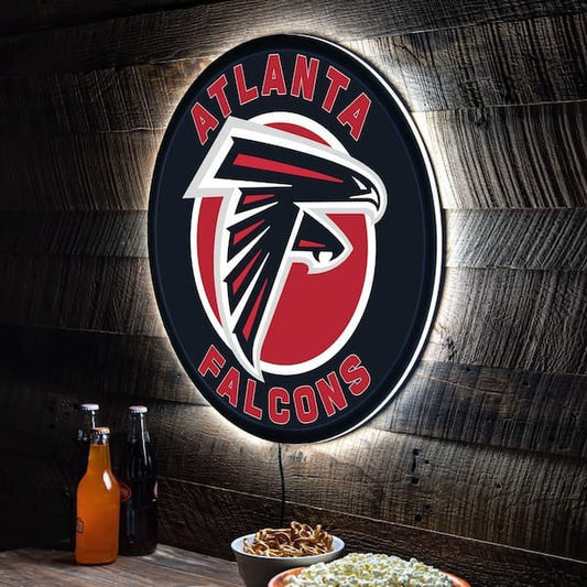 LIMITED EDITION - NEW PREMIUM NFL18 ATF ATLANTA FALCONS LED LIGHT WALL DECOR