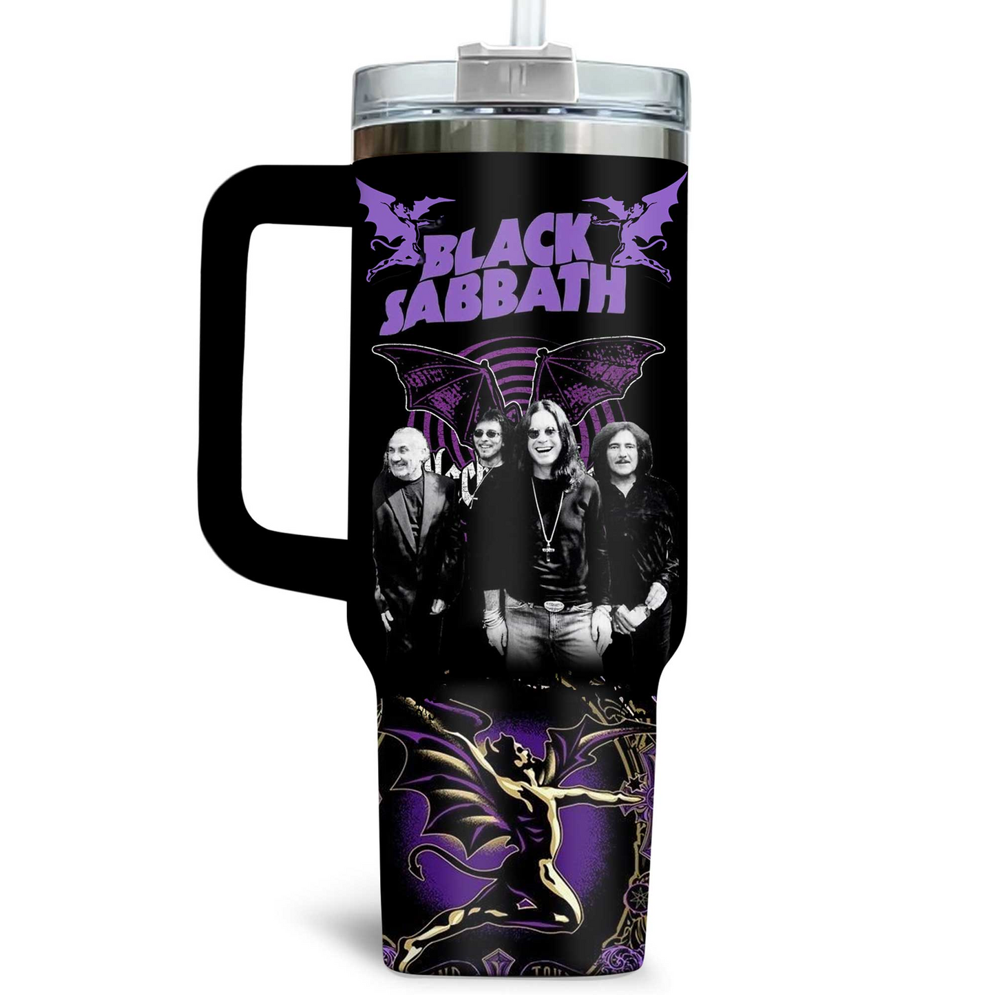 NEW PREMIUM BLACK SABBATH 40 OZ TUMBLER PERFECT GIFT FOR FAN