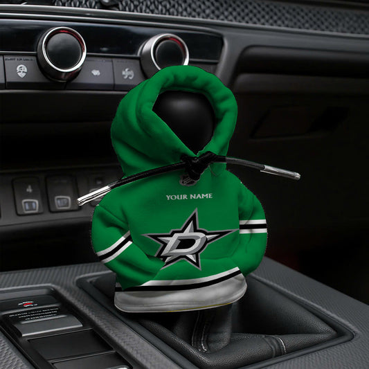 LIMITED EDITION - NEW CUSTOMIZED NHL15 DLS DALLAS STARS AUTOMOTIVE HOODIE SHIFT KNOB COVER