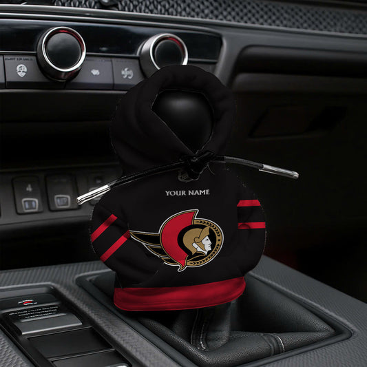 LIMITED EDITION - NEW CUSTOMIZED NHL29 OSN OTTAWA SENATORS AUTOMOTIVE HOODIE SHIFT KNOB COVER