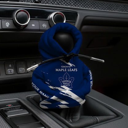 LIMITED EDITION - NEW CUSTOMIZED NHL23 TML TORONTO MAPLE LEAFS AUTOMOTIVE HOODIE SHIFT KNOB COVER