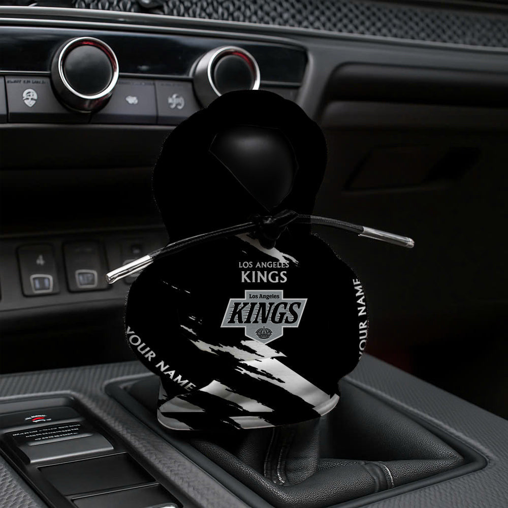 LIMITED EDITION - NEW CUSTOMIZED NHL16 LAK LOS ANGELES KINGS AUTOMOTIVE HOODIE SHIFT KNOB COVER