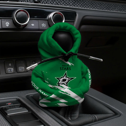 LIMITED EDITION - NEW CUSTOMIZED NHL15 DLS DALLAS STARS AUTOMOTIVE HOODIE SHIFT KNOB COVER