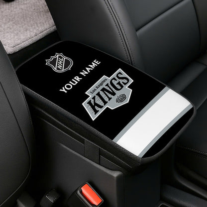 LIMITED EDITION - NEW CUSTOMIZED NHL16 LAK LOS ANGELES KINGS CAR ARMREST PAD COVER