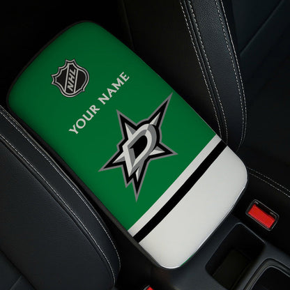 LIMITED EDITION - NEW CUSTOMIZED NHL15 DLS DALLAS STARS CAR ARMREST PAD COVER