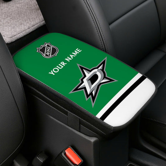 LIMITED EDITION - NEW CUSTOMIZED NHL15 DLS DALLAS STARS CAR ARMREST PAD COVER