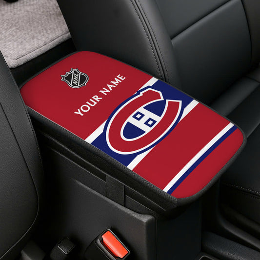 LIMITED EDITION - NEW CUSTOMIZED NHL11 MCD MONTREAL CANADIENS CAR ARMREST PAD COVER