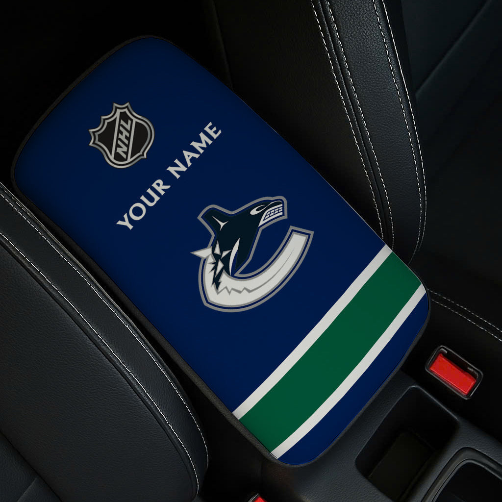 LIMITED EDITION - NEW CUSTOMIZED NHL19 VCC VANCOUVER CANUCKS CAR ARMREST PAD COVER
