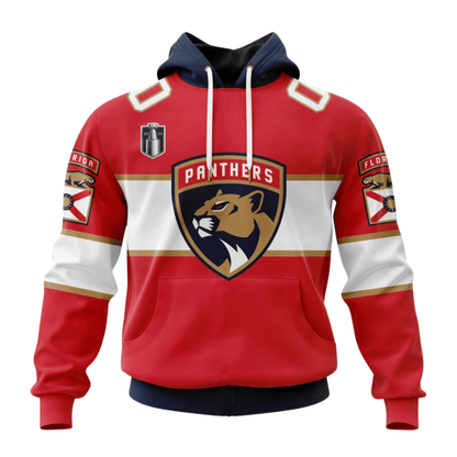 LIMITED EDITION - NEW CUSTOMIZED NHL01 FPT FLORIDA PANTHERS HOODIE