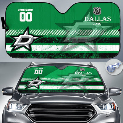 LIMITED EDITION - NEW CUSTOMIZED NHL15 DLS DALLAS STARS AUTO WINDSHIELD SHADE