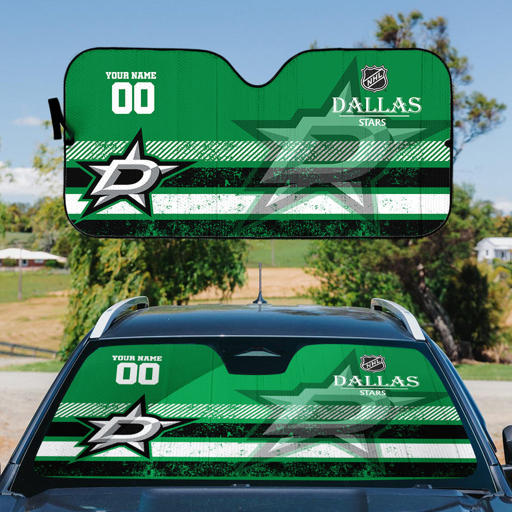 LIMITED EDITION - NEW CUSTOMIZED NHL15 DLS DALLAS STARS AUTO WINDSHIELD SHADE