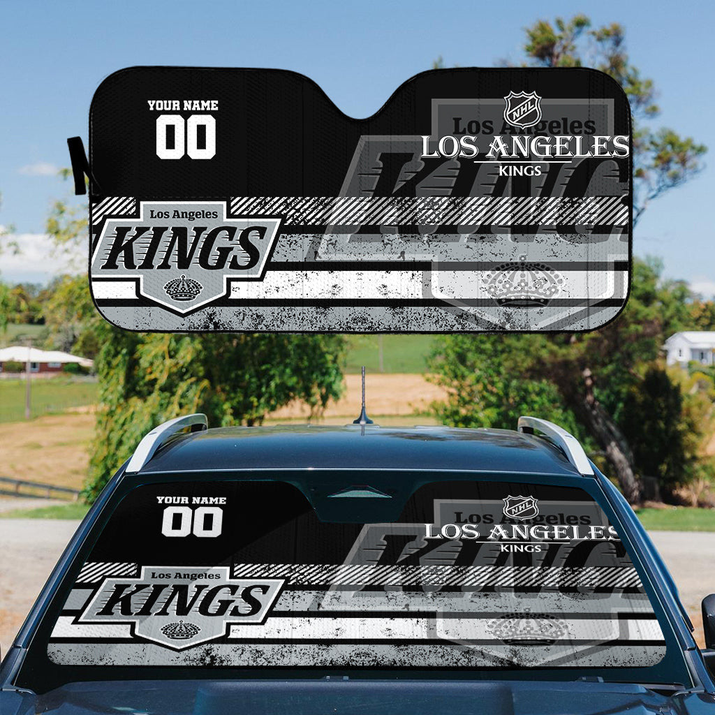 LIMITED EDITION - NEW CUSTOMIZED NHL16 LAK LOS ANGELES KINGS AUTO WINDSHIELD SHADE