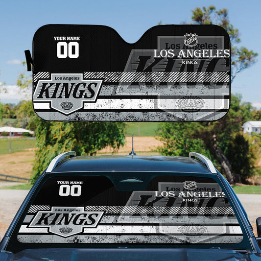 LIMITED EDITION - NEW CUSTOMIZED NHL16 LAK LOS ANGELES KINGS AUTO WINDSHIELD SHADE
