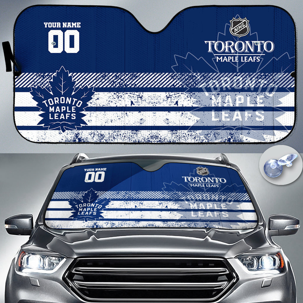 LIMITED EDITION - NEW CUSTOMIZED NHL23 TML TORONTO MAPLE LEAFS AUTO WINDSHIELD SHADE