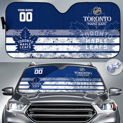LIMITED EDITION - NEW CUSTOMIZED NHL23 TML TORONTO MAPLE LEAFS AUTO WINDSHIELD SHADE