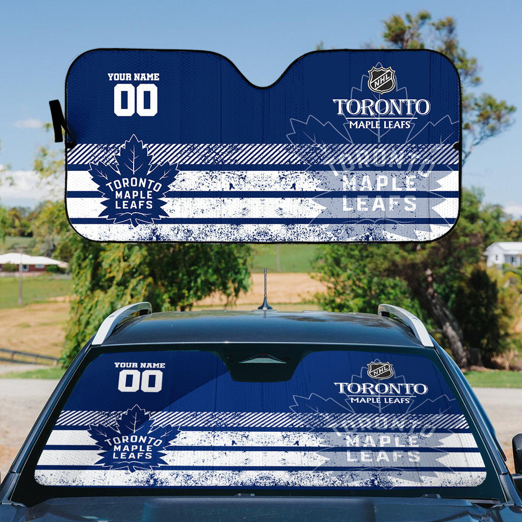 LIMITED EDITION - NEW CUSTOMIZED NHL23 TML TORONTO MAPLE LEAFS AUTO WINDSHIELD SHADE