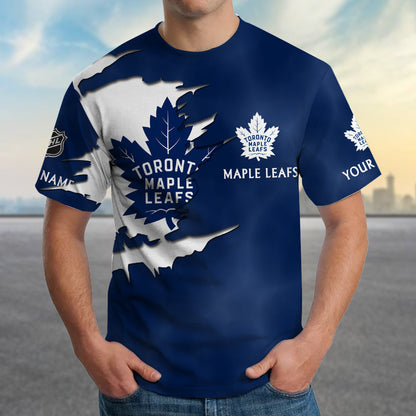 LIMITED EDITION - NEW CUSTOMIZED NHL23 TML TORONTO MAPLE LEAFS T-SHIRT