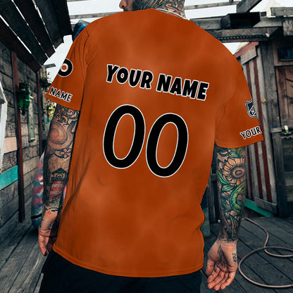 LIMITED EDITION - NEW CUSTOMIZED NHL27 PPF PHILADELPHIA FLYERS T-SHIRT