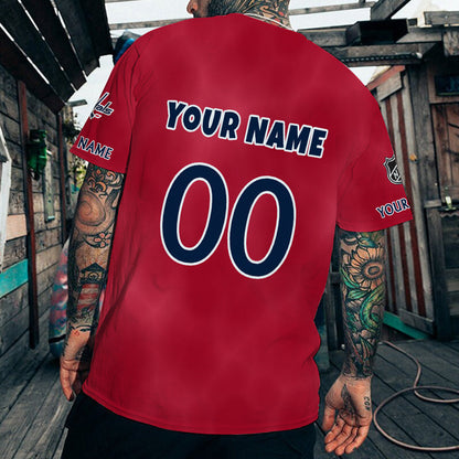 LIMITED EDITION - NEW CUSTOMIZED NHL10 WCP WASHINGTON CAPITALS T-SHIRT