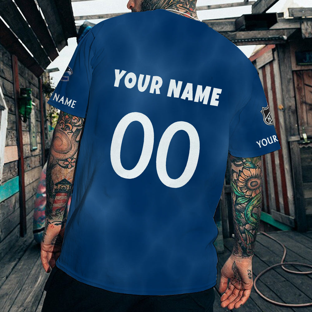 LIMITED EDITION - NEW CUSTOMIZED NHL19 VCC VANCOUVER CANUCKS T-SHIRT