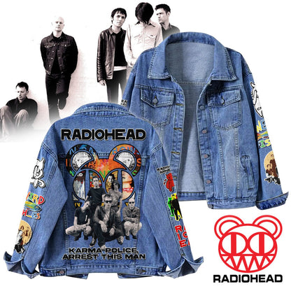 LIMITED EDITION - NEW PREMIUM RADIOHEAD DENIM JACKET