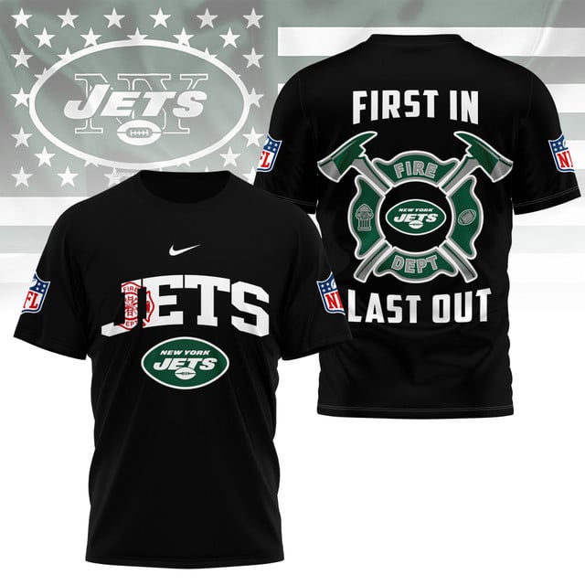 LIMITED EDITION - NEW CUSTOMIZED NFL25 NYJ NEW YORK JETS FIRE DEPT 3D SHIRT