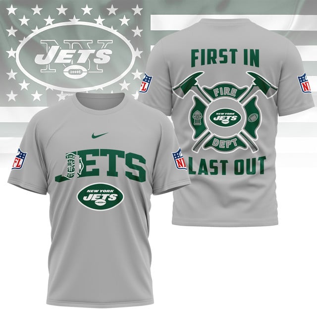 LIMITED EDITION - NEW CUSTOMIZED NFL25 NYJ NEW YORK JETS FIRE DEPT 3D SHIRT