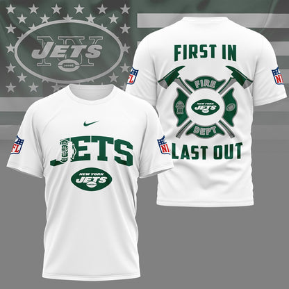 LIMITED EDITION - NEW CUSTOMIZED NFL25 NYJ NEW YORK JETS FIRE DEPT 3D SHIRT