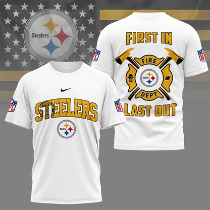 LIMITED EDITION - NEW CUSTOMIZED NFL14 PSB PITTSBURGH STEELERS FIRE DEPT 3D SHIRT
