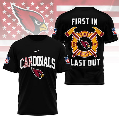 LIMITED EDITION - NEW CUSTOMIZED NFL20 ARC ARIZONA CARDINALS FIRE DEPT 3D SHIRT