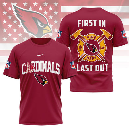 LIMITED EDITION - NEW CUSTOMIZED NFL20 ARC ARIZONA CARDINALS FIRE DEPT 3D SHIRT