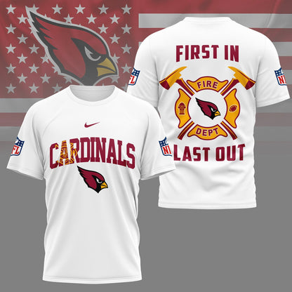 LIMITED EDITION - NEW CUSTOMIZED NFL20 ARC ARIZONA CARDINALS FIRE DEPT 3D SHIRT