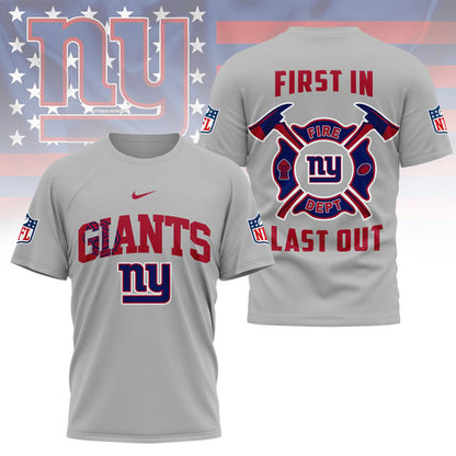 LIMITED EDITION - NEW CUSTOMIZED NFL32 NYG NEW YORK GIANTS FIRE DEPT 3D SHIRT