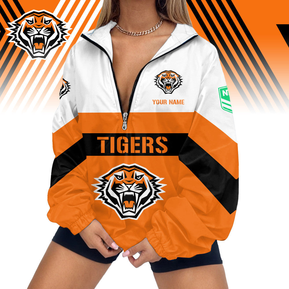 LIMITED EDITION - NEW 16 WTG CUSTOMIZED V-NECK ZIPPER SWEATSHIRT JACKET