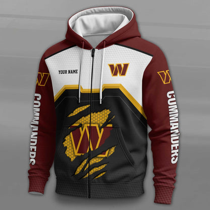 LIMITED EDITION - NEW CUSTOMIZED NFL12 WS COMMANDERS T-SHIRTS, POLO, SWEASHIRTS, HOODIE & ZIP HOODIE