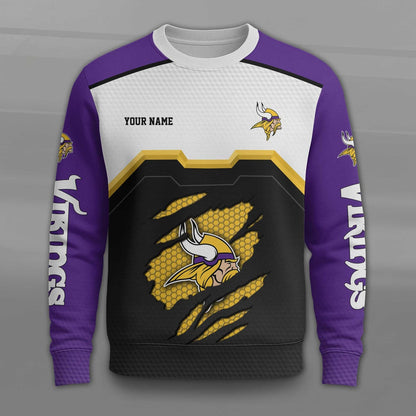 LIMITED EDITION - NEW CUSTOMIZED NFL05 MN VIKINGS T-SHIRTS, POLO, SWEASHIRTS, HOODIE & ZIP HOODIE