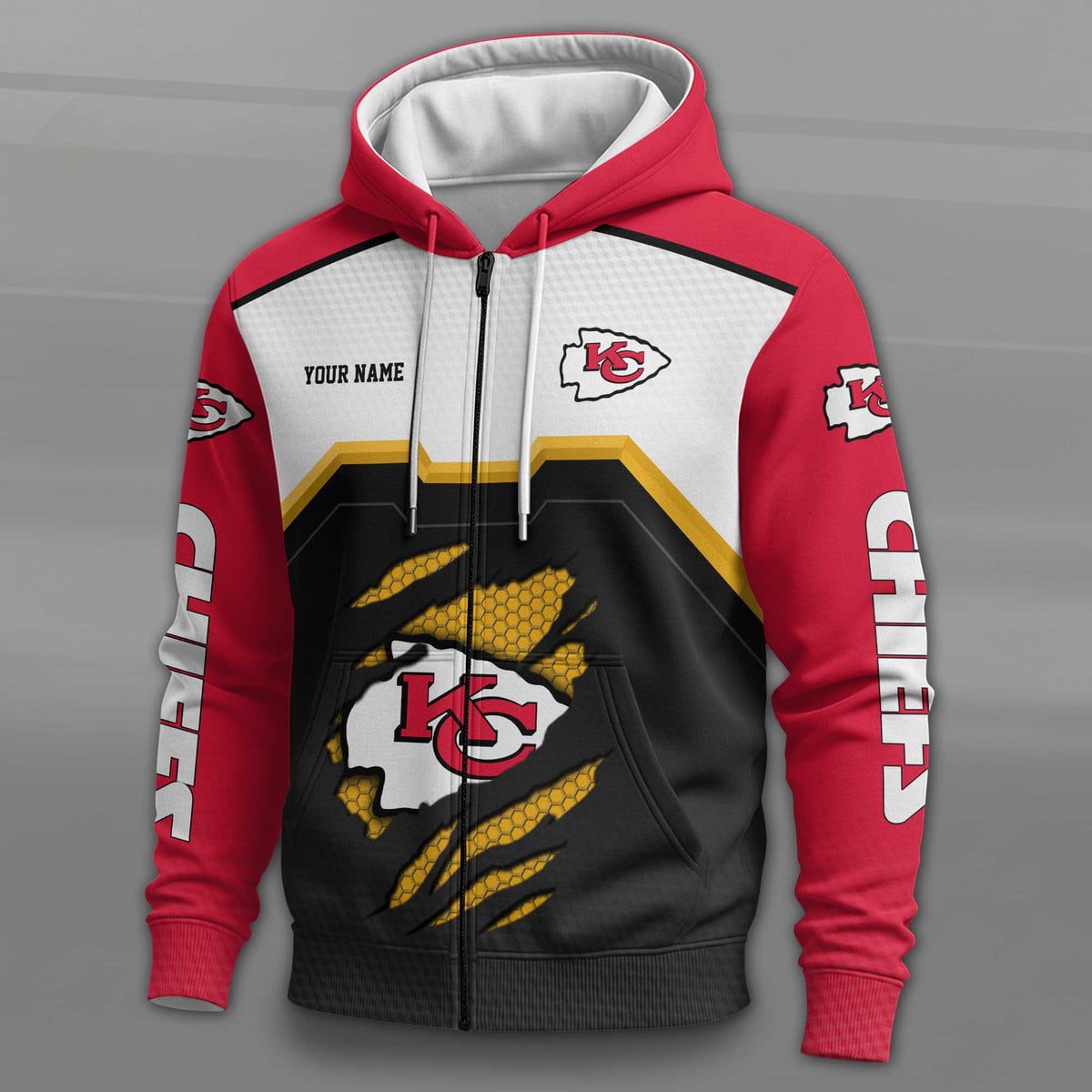 LIMITED EDITION - NEW CUSTOMIZED NFL01 KC CHIEFS T-SHIRTS, POLO, SWEASHIRTS, HOODIE & ZIP HOODIE