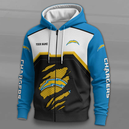 LIMITED EDITION - NEW CUSTOMIZED NFL09 LA CHARGERS T-SHIRTS, POLO, SWEASHIRTS, HOODIE & ZIP HOODIE