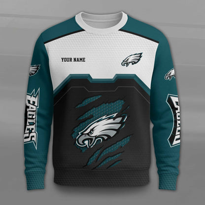 LIMITED EDITION - NEW CUSTOMIZED NFL02 PP EAGLES T-SHIRTS, POLO, SWEASHIRTS, HOODIE & ZIP HOODIE