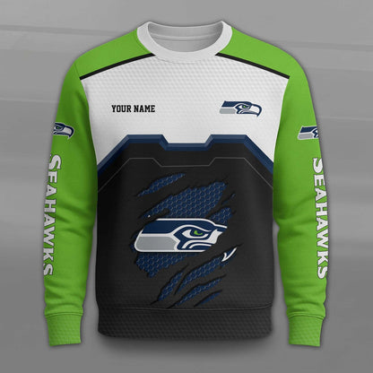 LIMITED EDITION - NEW CUSTOMIZED NFL06 SE SEAHAWKS T-SHIRTS, POLO, SWEASHIRTS, HOODIE & ZIP HOODIE