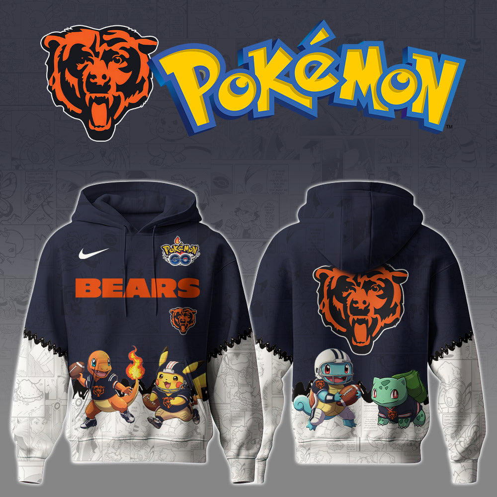 LIMITED EDITION - NEW CUSTOMIZED NFL26 CCB CHICAGO BEARS UNISEX T-SHIRT, SWEATSHIRT & HOODIE