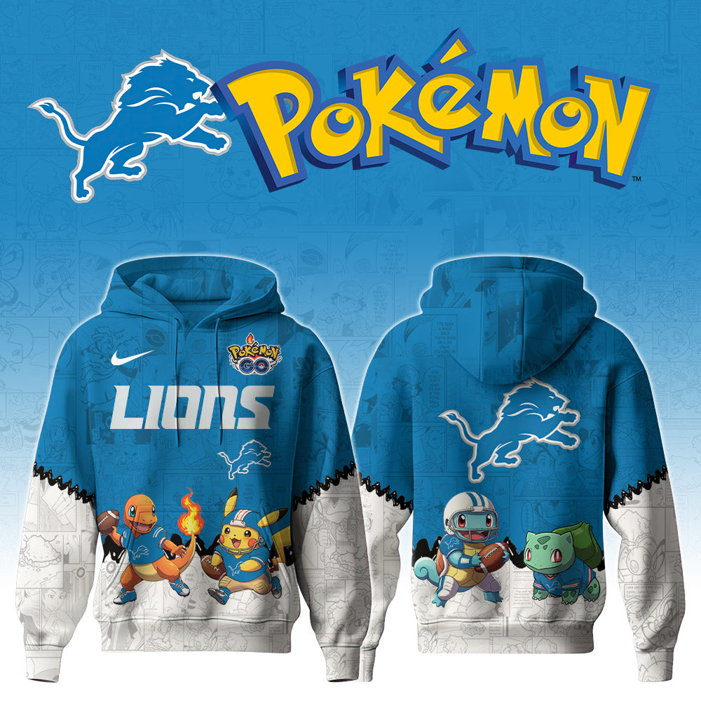 LIMITED EDITION - NEW CUSTOMIZED NFL04 DTL DETROIT LIONS UNISEX T-SHIRT, SWEATSHIRT & HOODIE