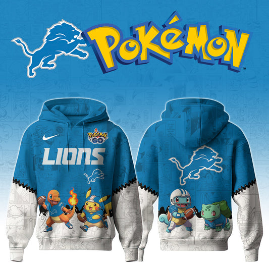 LIMITED EDITION - NEW CUSTOMIZED NFL04 DTL DETROIT LIONS UNISEX T-SHIRT, SWEATSHIRT & HOODIE