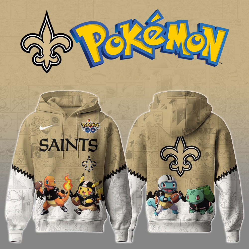 LIMITED EDITION - NEW CUSTOMIZED NFL24 NOS NEW ORLEANS SAINTS UNISEX T-SHIRT, SWEATSHIRT & HOODIE