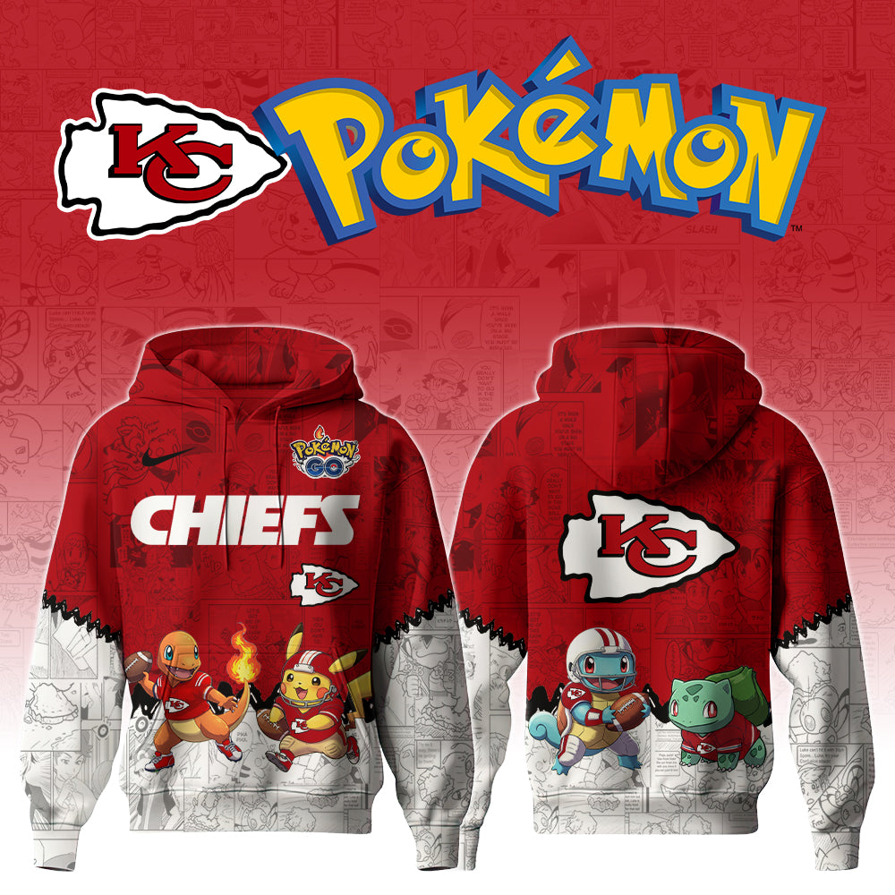 LIMITED EDITION - NEW CUSTOMIZED NFL01 KCC KANSAS CITY CHIEFS UNISEX T-SHIRT, SWEATSHIRT & HOODIE