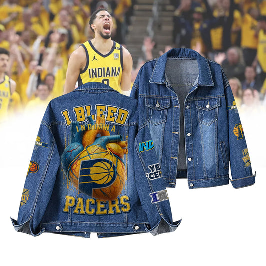 Indiana Pacers Special Edition Unisex Denim Jacket