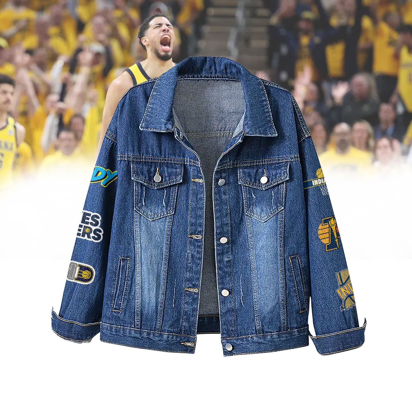 Indiana Pacers Special Edition Unisex Denim Jacket