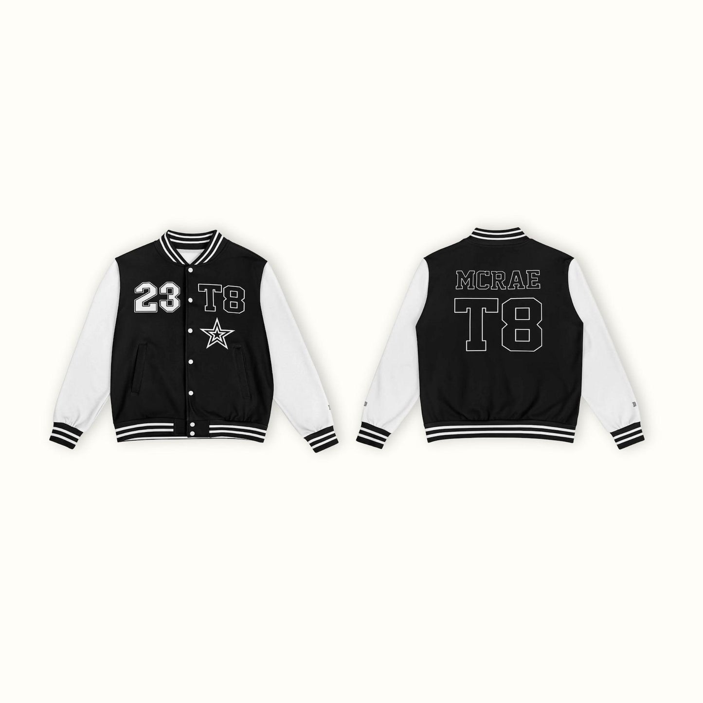 TATE MCRAE UNISEX BASEBALL JACKET - THE PERFECT GIFT